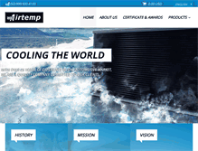 Tablet Screenshot of airtemp.com.mx